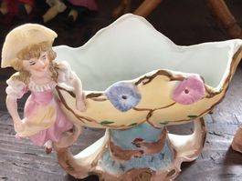 Herziges Nippes Kinder Blumenschälchen