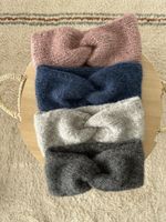 Handgestricktes Stirnband aus Baby Alpaka