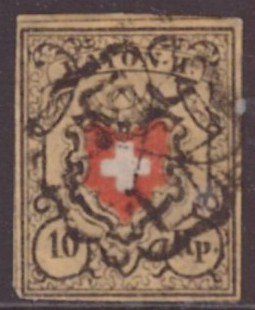Alle Briefmarken: # 8 --- RAYON II – Gebraucht aus Dübendorf von Piero2