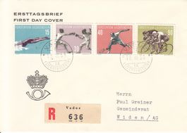 LBK 309 - 312 FDC