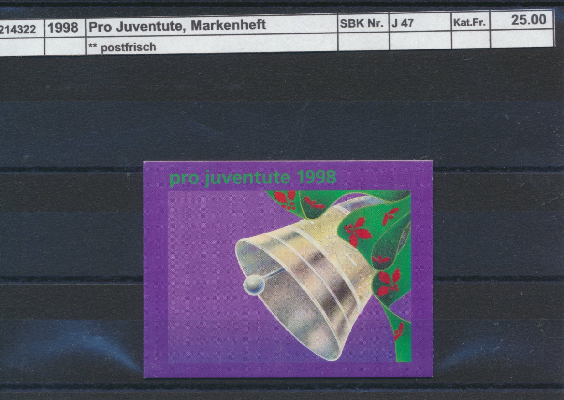 Tous les timbres: 1998 Pro Juventute, Markenheftchen, ** postfrisch – Neuf (Voir description) à Winterthur par Zupogeru