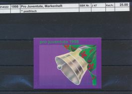 1998 Pro Juventute, Markenheftchen, ** postfrisch