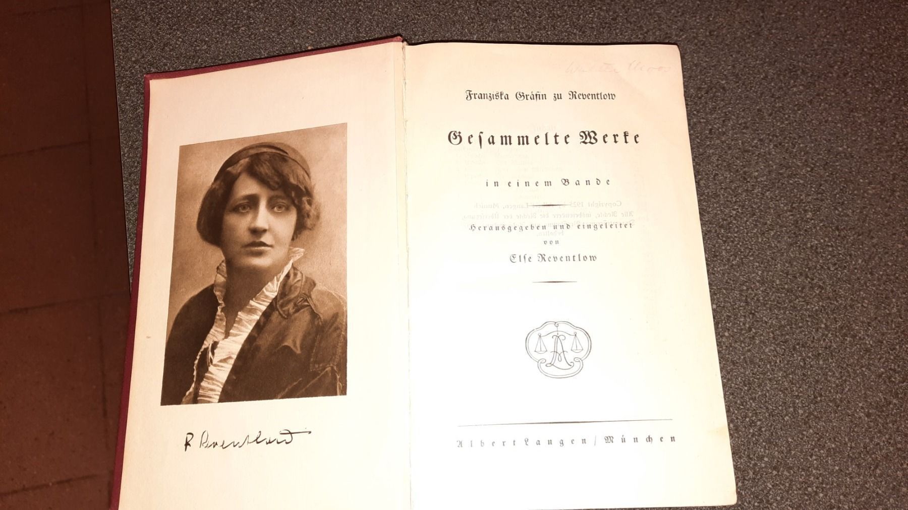 Libri: FRANZISKA GRÄFIN ZU REVENTLOW – Usato da zürich venduto da gabab 2