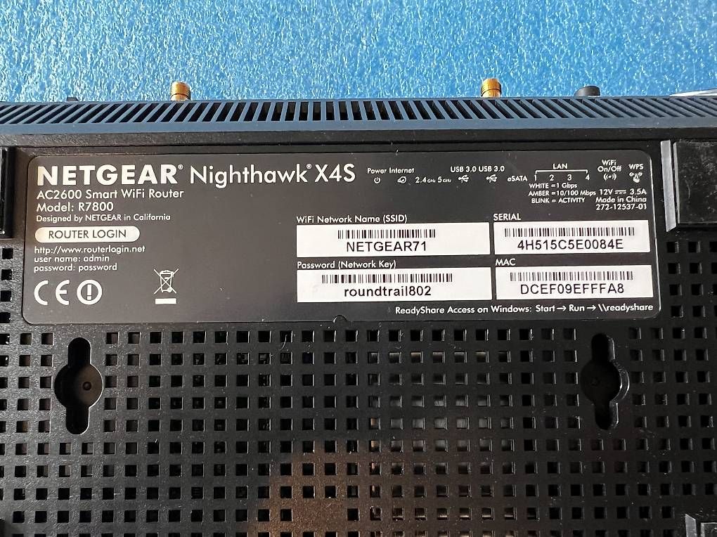 Netgear Modems & Router: Netgear R7800 Nighthawk X4S – Gebraucht aus Münchwilen TG von  1