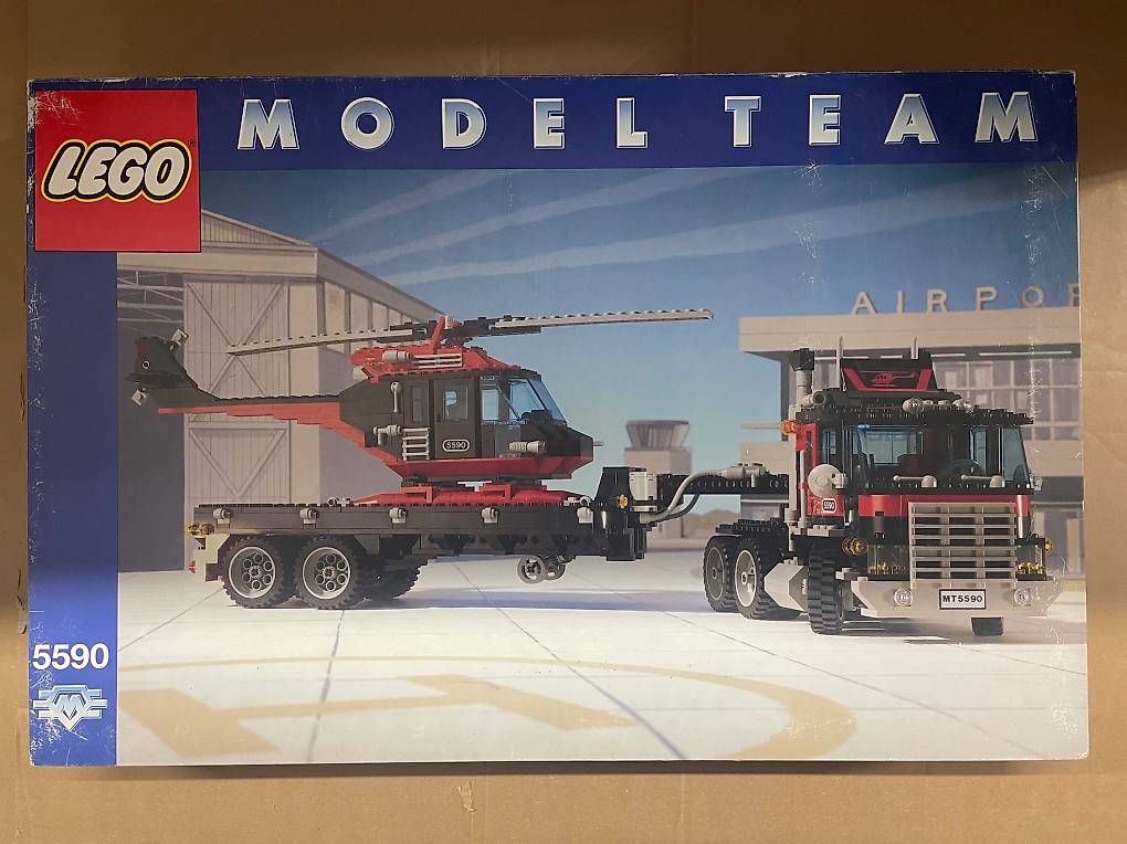 Lego Kit di costruzioni: Lego Model Team Helitransporter 5590 mit OVP – Usato da Willerzell venduto da Eluchs