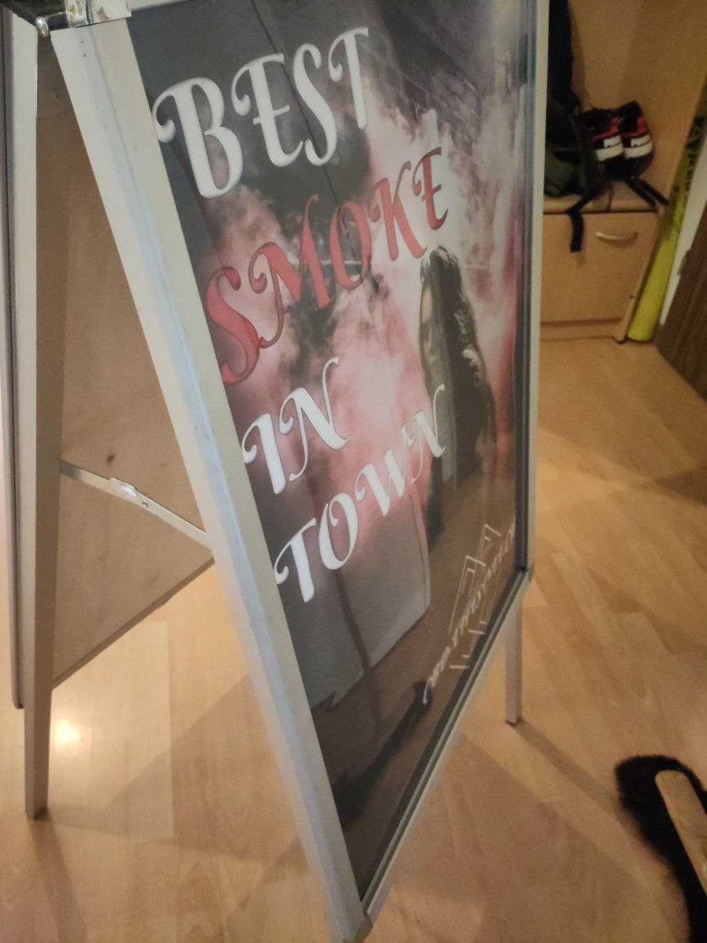 Allestimento di negozi e stand fieristici: Werbetafel 63x88cm – Usato da Schlieren venduto da Popolo11 1