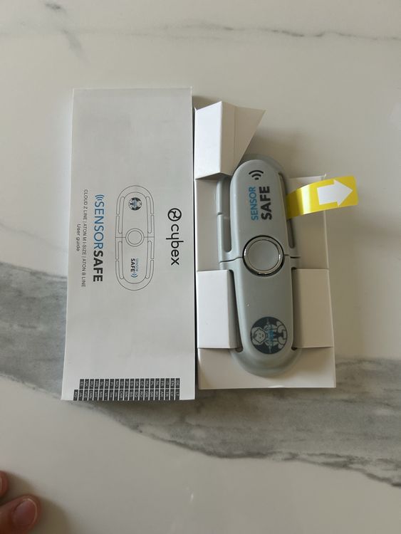 Cybex Sensor Safe Kit Sicurezza 4 In 1 Per Neonati - Grigio, Sistema Di Protezione Per Seggiolini Auto - Foto 9