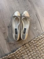 Bally Ballerinas beige Schlangenoptik guter  Zustand