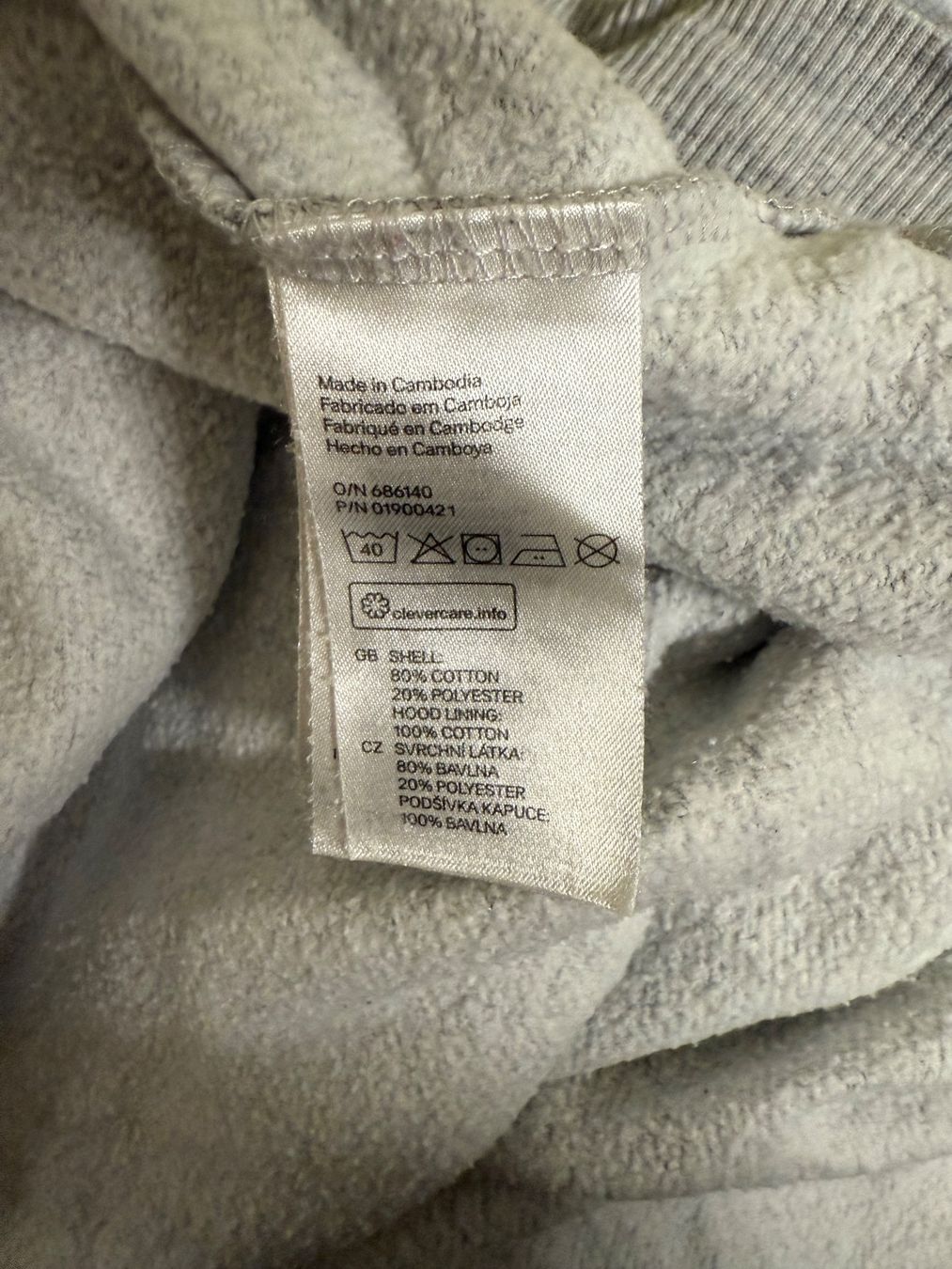 H&M Jacken: Grauer H&M Basic Kapuzenpullover mit Reissverschluss, M – Neu (gemäss Beschreibung) aus Zürich von Cleo234 4