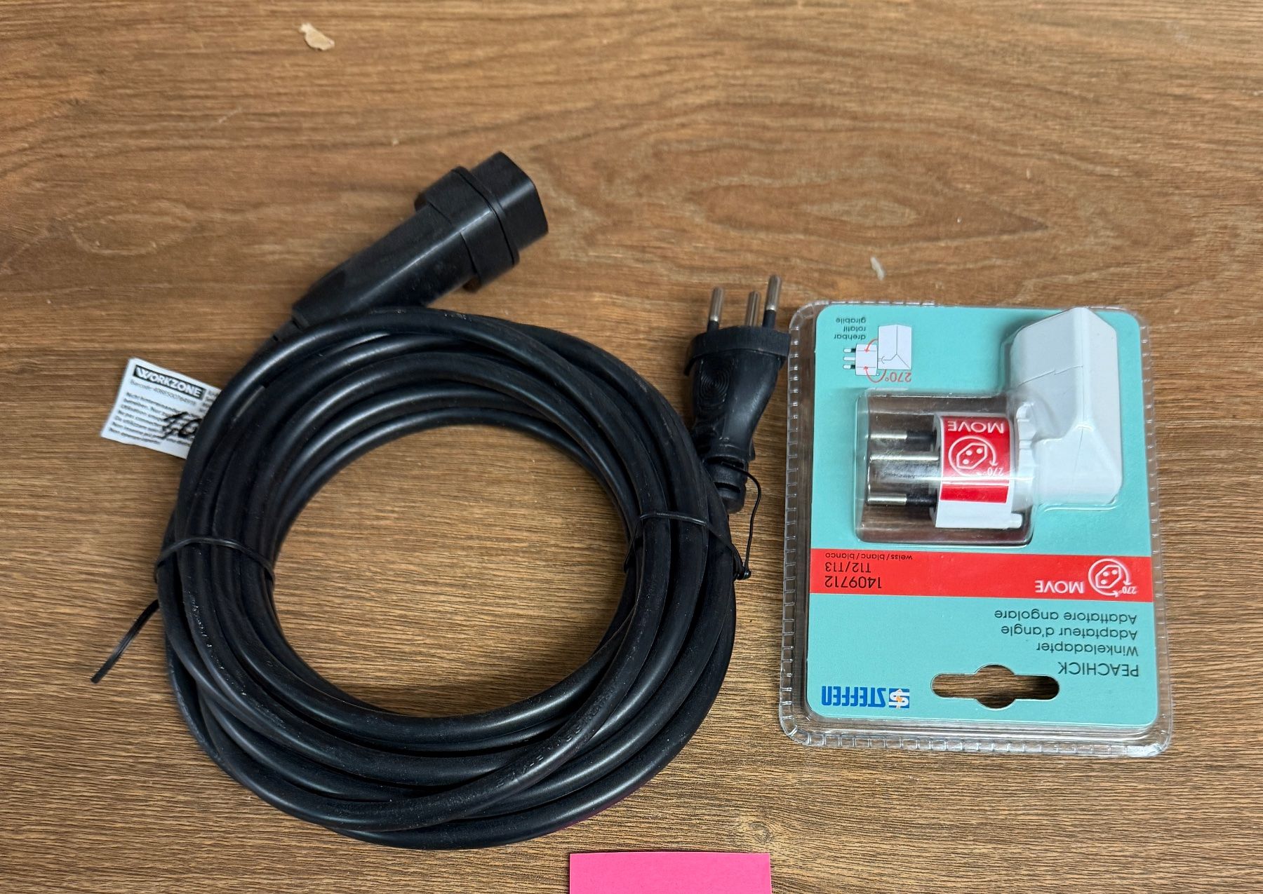 Kabel: Verlängerungskabel + Winkeladapter Steckdose, Neu! – Neu (gemäss Beschreibung) aus Nussbaumen AG von olitech5415