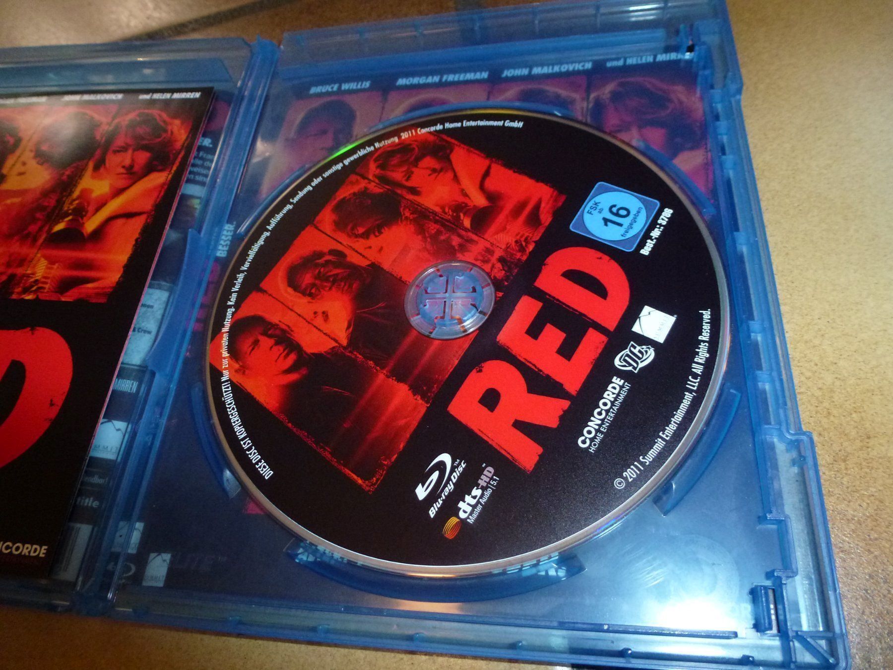 Tutti i DVDs: RED (BLU-RAY) – Usato da Olten venduto da Disc-Verkauf 1