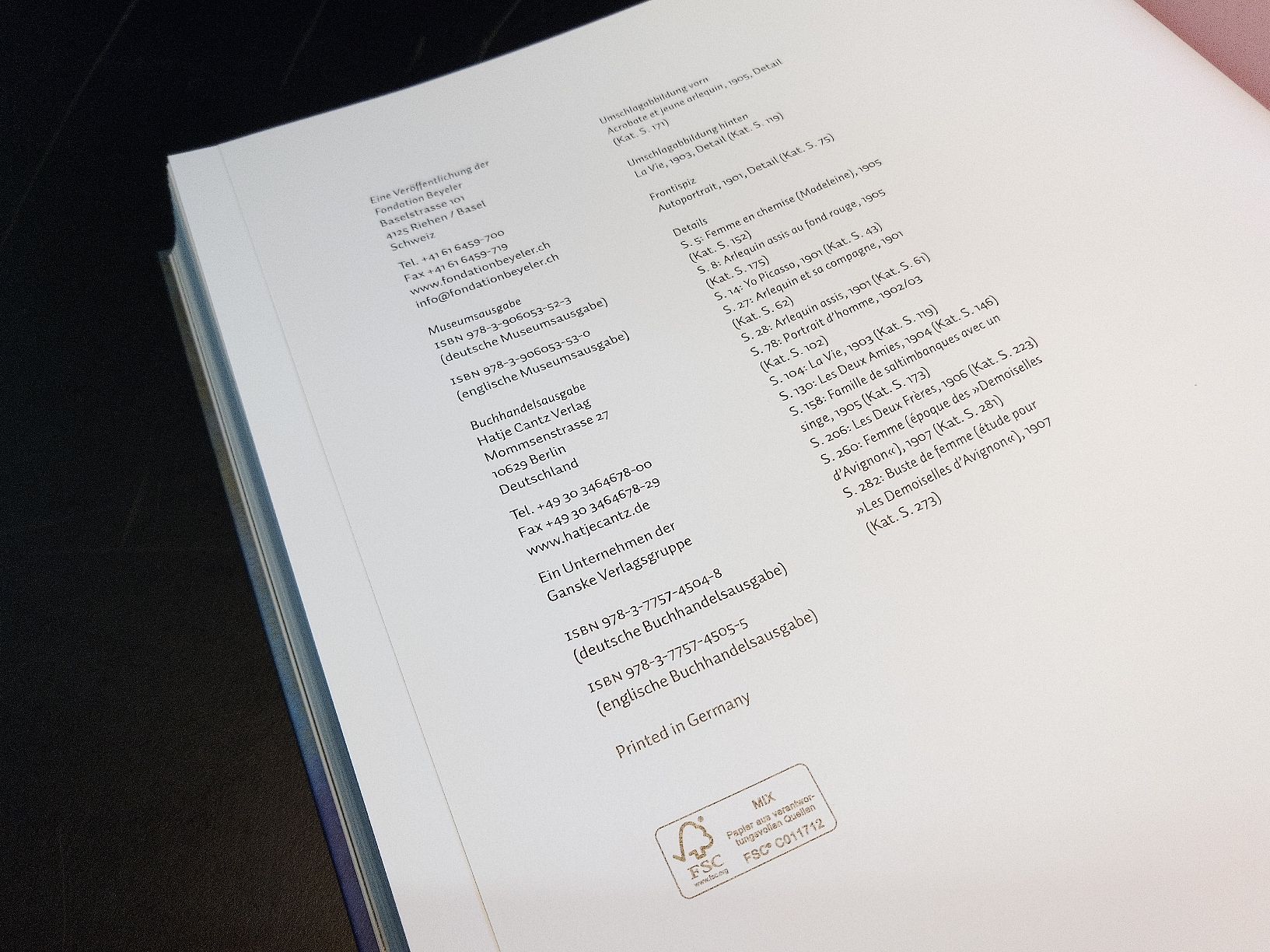Libri: Picasso Blaue und Rosa Periode Buch neuwertig – Nuovo (secondo la descrizione) da Reiden venduto da Zofi-Brocki 3