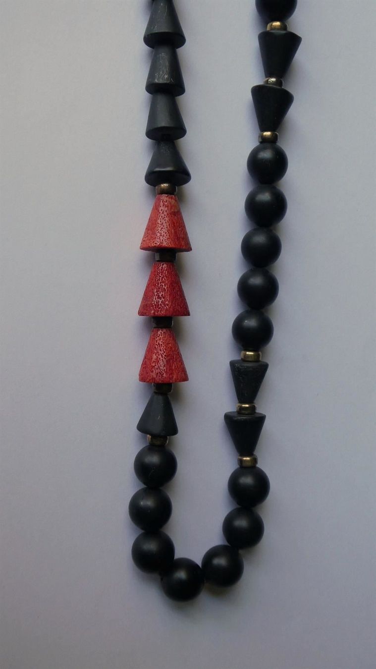 Onyx Catenine: Halskette Onyx matt schwarz Edelstein – Usato da Frauenfeld venduto da dhour 4