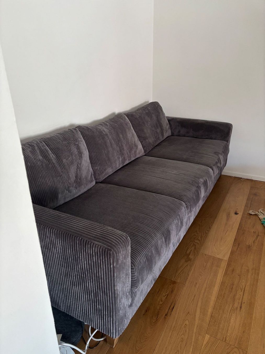 Maisons du monde Divani: Canapé velours côtelé – Usato da Thierrens venduto da mat_2lfg 1