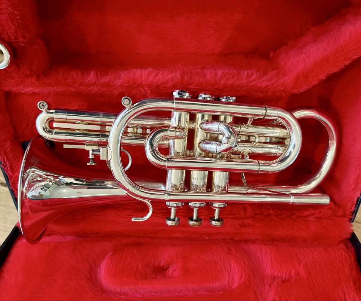 Musikinstrumente: Cornet Capri by Getzen Silber – Gebraucht aus Aathal-Seegräben von Euridice 1