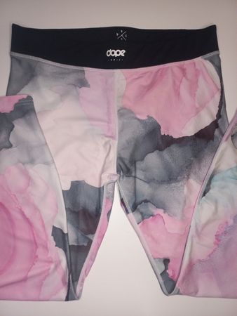 Dope - Leggings in pink & grau