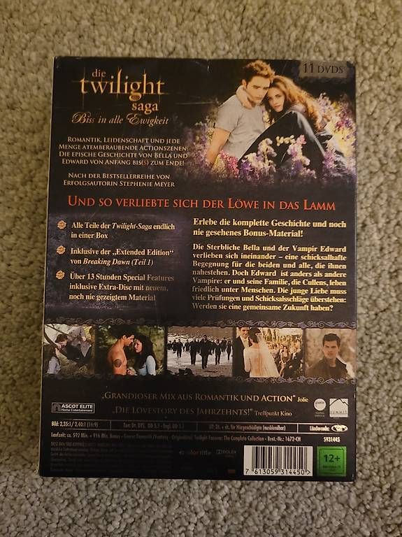 Tutti i DVDs: DVD Twilight  – Usato da Uster venduto da cha_xv85 1