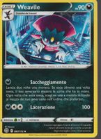 TCG POKEMON ASTRI LUCENTI BRS 087 /172  WEAVILE Italiano