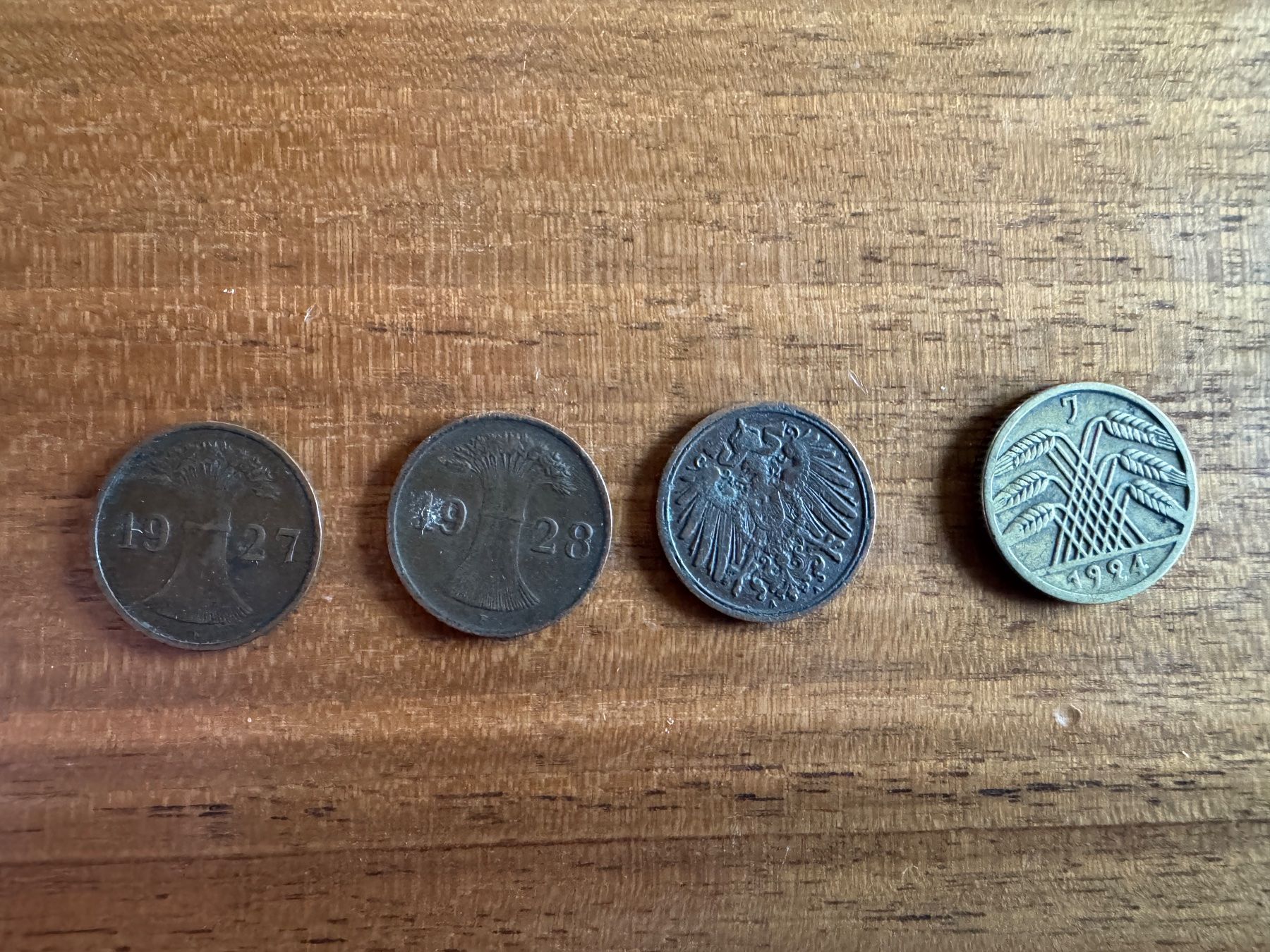 Alle Münzen: 1 / 5 Pfennig – Gebraucht aus Gais von oliverz 1
