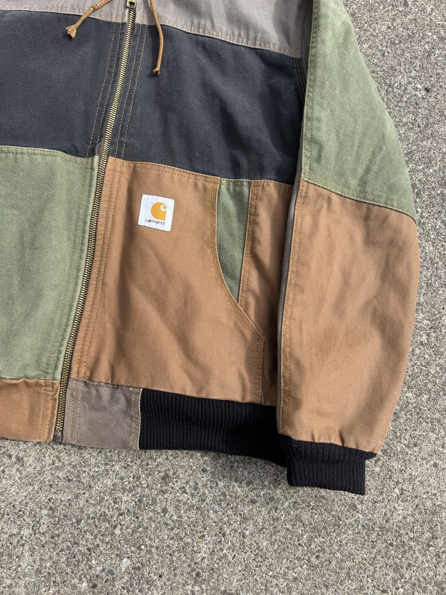 Carhartt Jacken: Vintage Carhartt Patchwork Hooded Jacket M Rare – Gebraucht aus Effretikon von syrrrrre 2