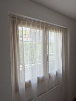 NEU Tagesvorhang PALERMO II Leinenoptik 