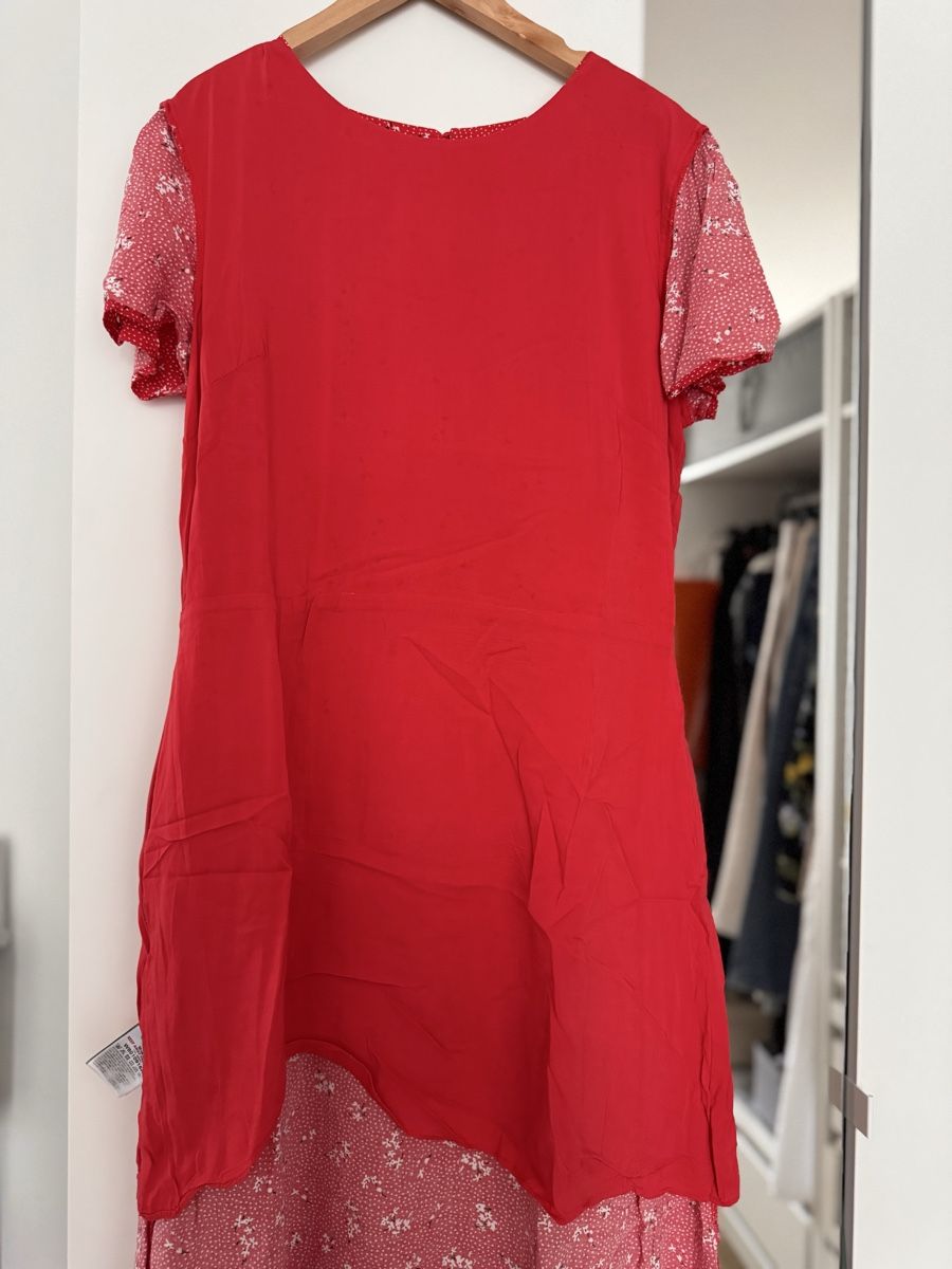 Superdry Kleider: Superdry red floral dress size – Neu (gemäss Beschreibung) aus Zürich von Tanja_G88 4
