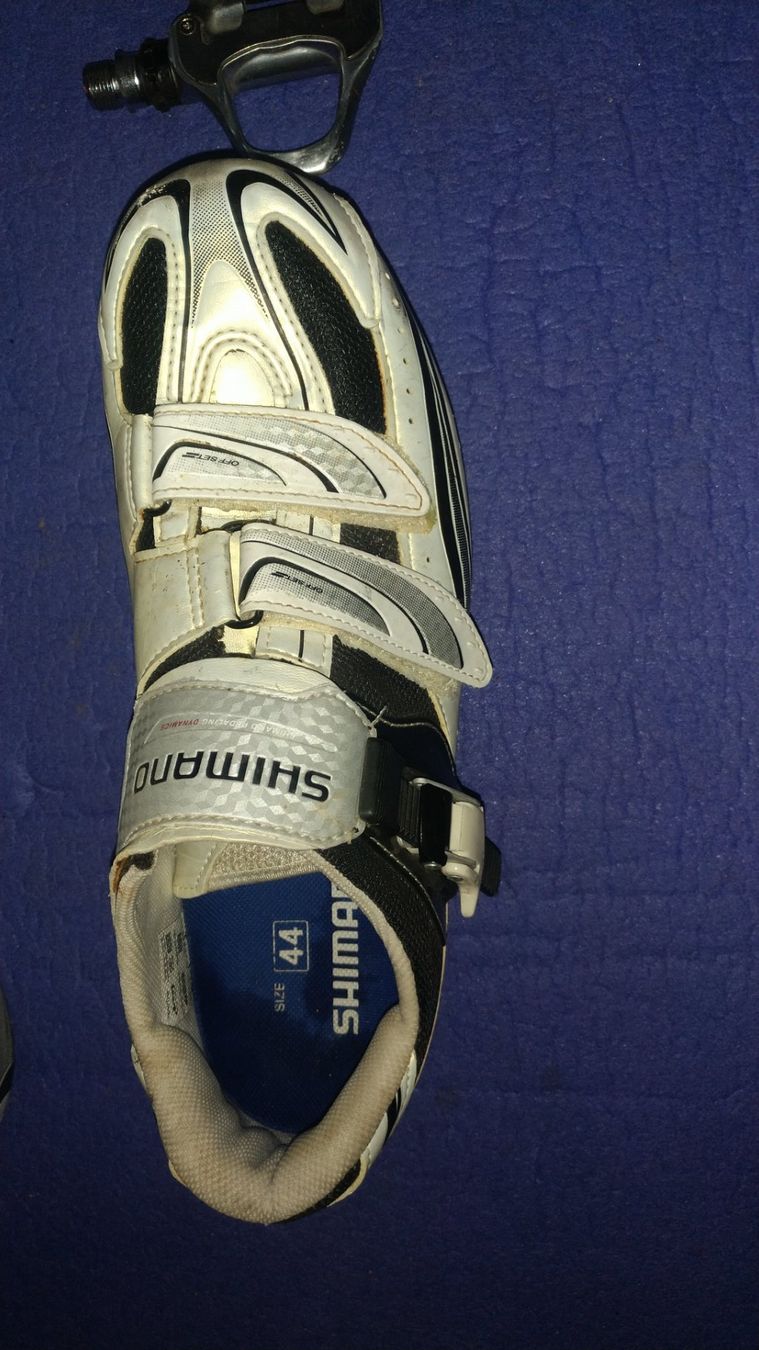 Shimano Scarpe da uomo: Shimano Veloschuhe mit Zubehör – Usato da Dübendorf venduto da scotti1180 3