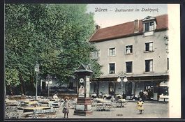 Düren, Restaurant im Stadtpark mit Wett