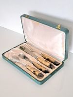 Vintage Jagd/Fleisch/ Salat/Grillbesteck Neuwertig