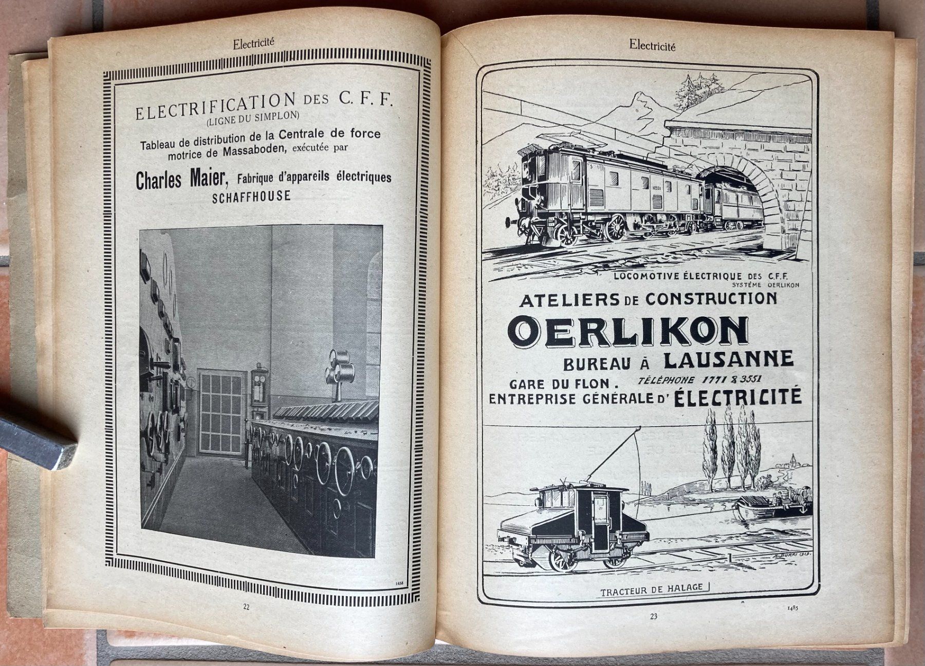 Libri: L'utilisation des eaux en Suisse. 1920 – Usato da Versoix venduto da HELVETICA_1 5