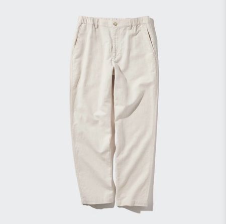 Uniqlo Leinenhosen Mix Relaxed Fit L