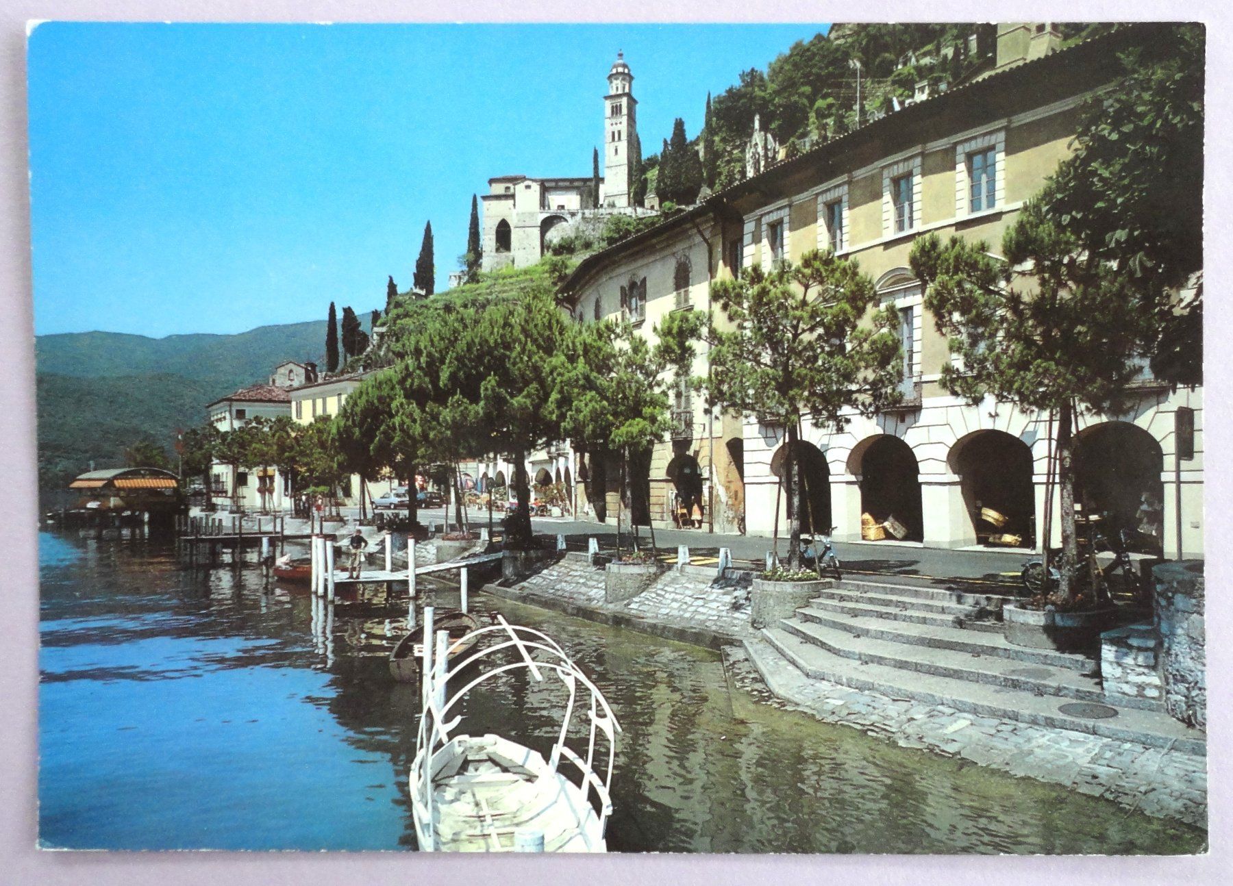 Ansichtskarten: Morcote - Lago di Lugano – Gebraucht aus Fétigny von Billy2miny