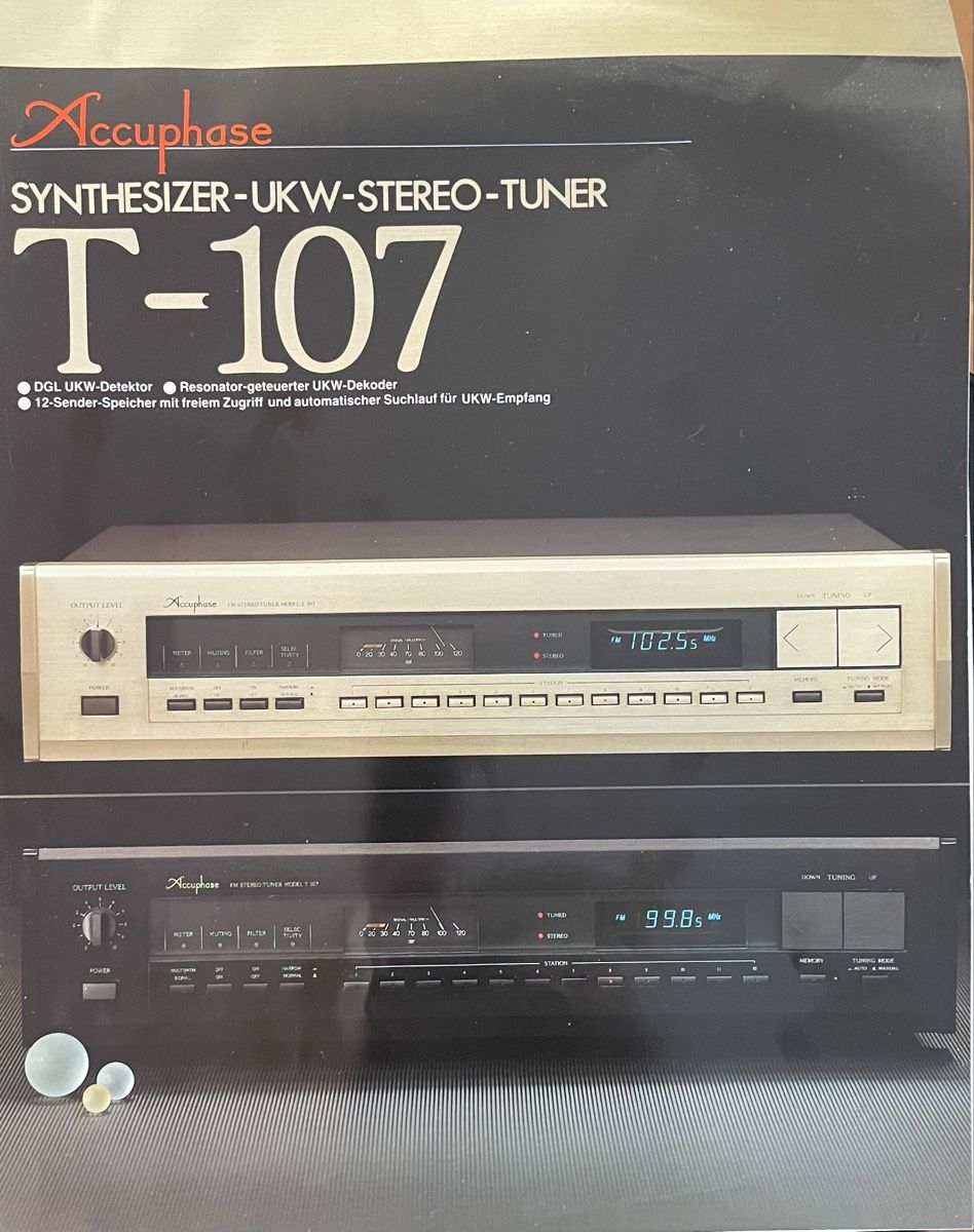 Radio: Accuphase Synthesizer UKW Stereo Tuner – Usato da Lotzwil venduto da Schlafwolle 4