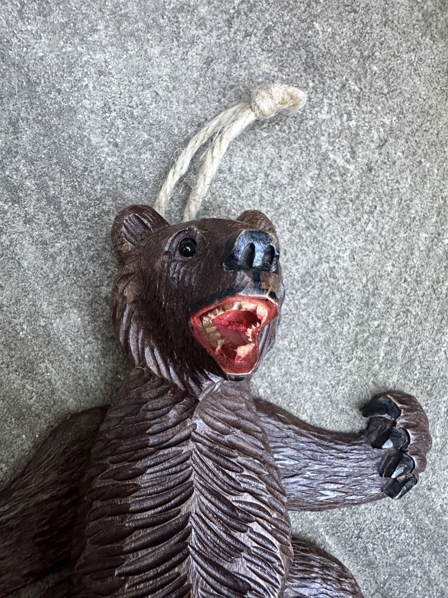 Statuette: alter handgeschnitzter Bär / Hampelmann – Usato da Zürich venduto da frauflufelberg 4