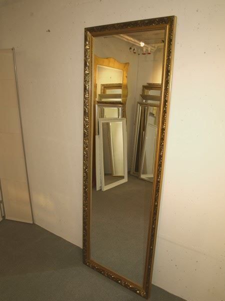 Spiegel: Spiegel ISOLDE gold 62 x 182 cm – Neu und originalverpackt aus Unterentfelden von moebelrufli