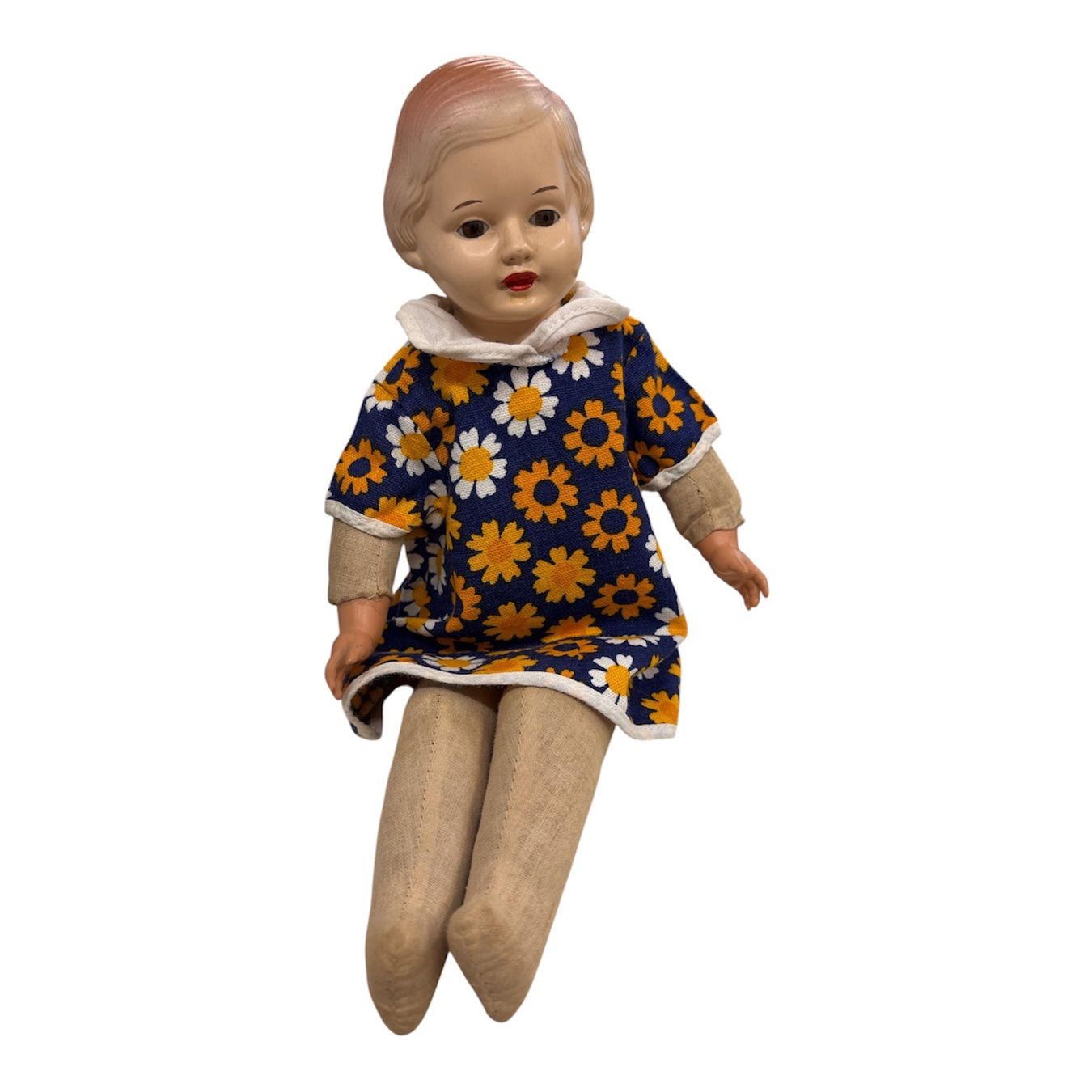 Poupées: Puppe - Brustplattpuppe "Cellba" mit Stoffkörper - 32 cm – D'occasion à Pratteln par Dollshop
