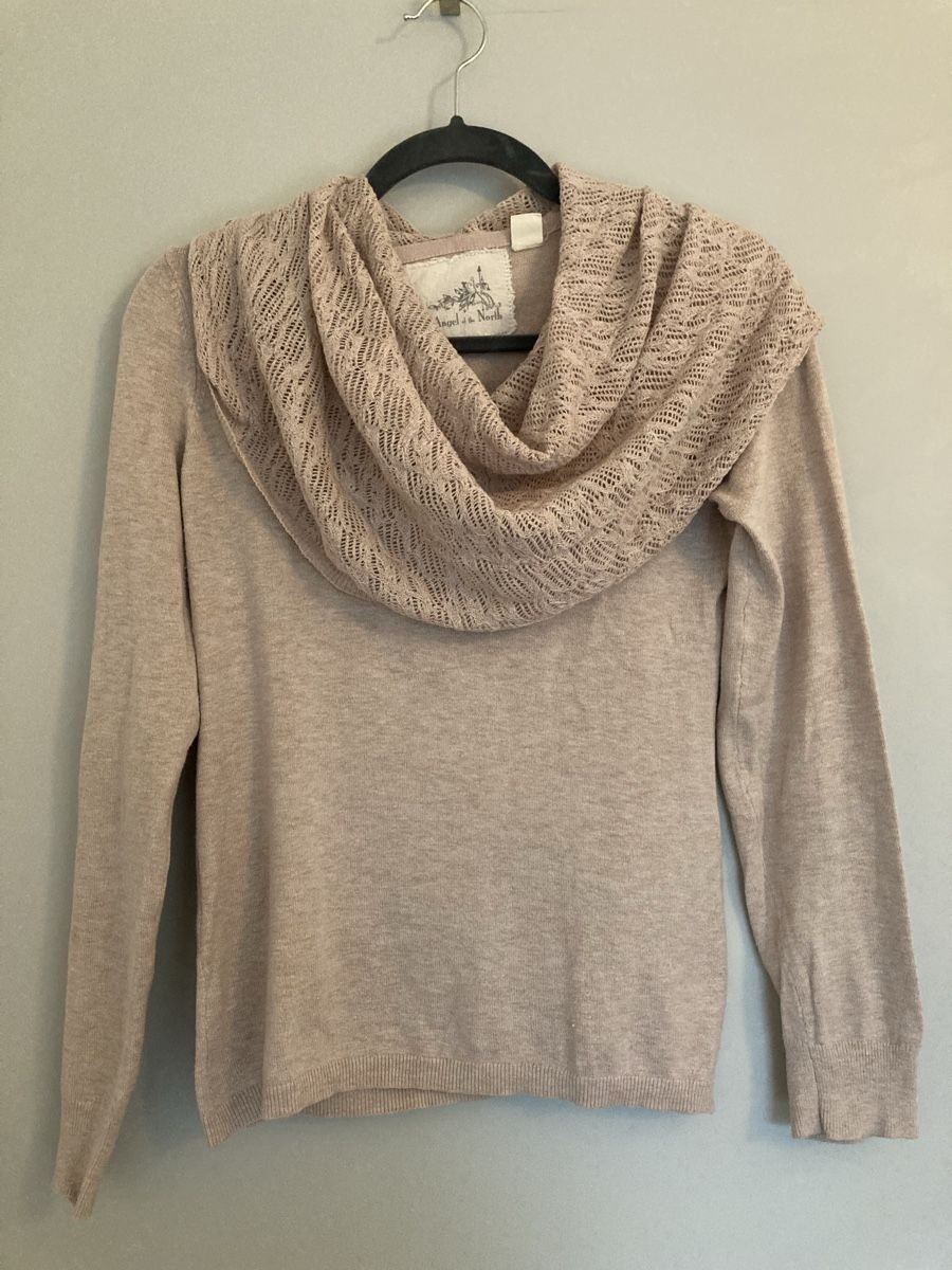 Maglioni & Felpe: Kaschmir Pullover mit Wasserfallkragen, Gr. S – Usato da Schlieren venduto da cotopaxi06