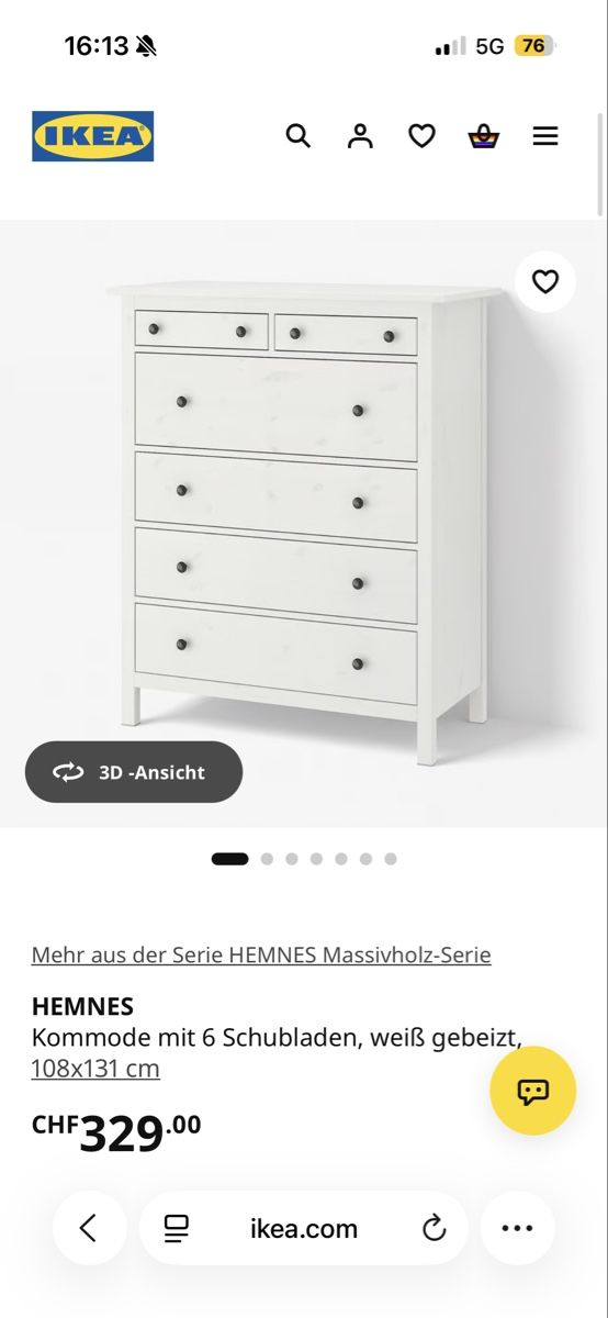 Ikea Cassettiere: Ikea Hemnes Komode mit 6 Schubladen – Usato da Zürich venduto da ene_wct9 1