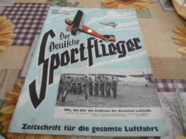 Der Deutsche Sportflieger Heft 10 1935 Flieger Pimpfe Luftfa