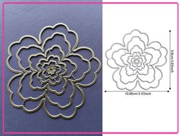 6 Blumen   - Stanzschablone
