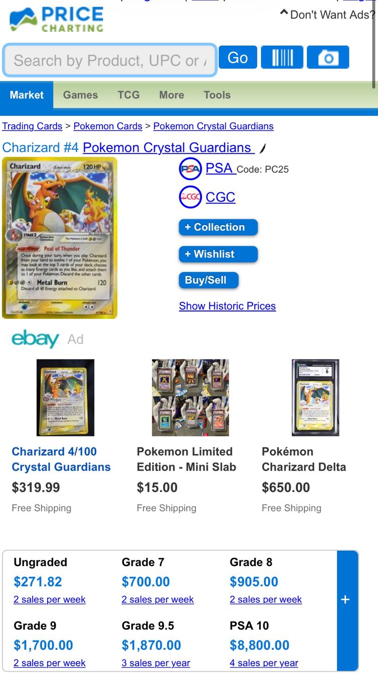 Pokémon Carte collezionabili: Charizard Delta Species 4/100 - SG A - AUTHENTIC - EN – Nuovo (secondo la descrizione) da Chêne-Bougeries venduto da Carte-Sauvage 3