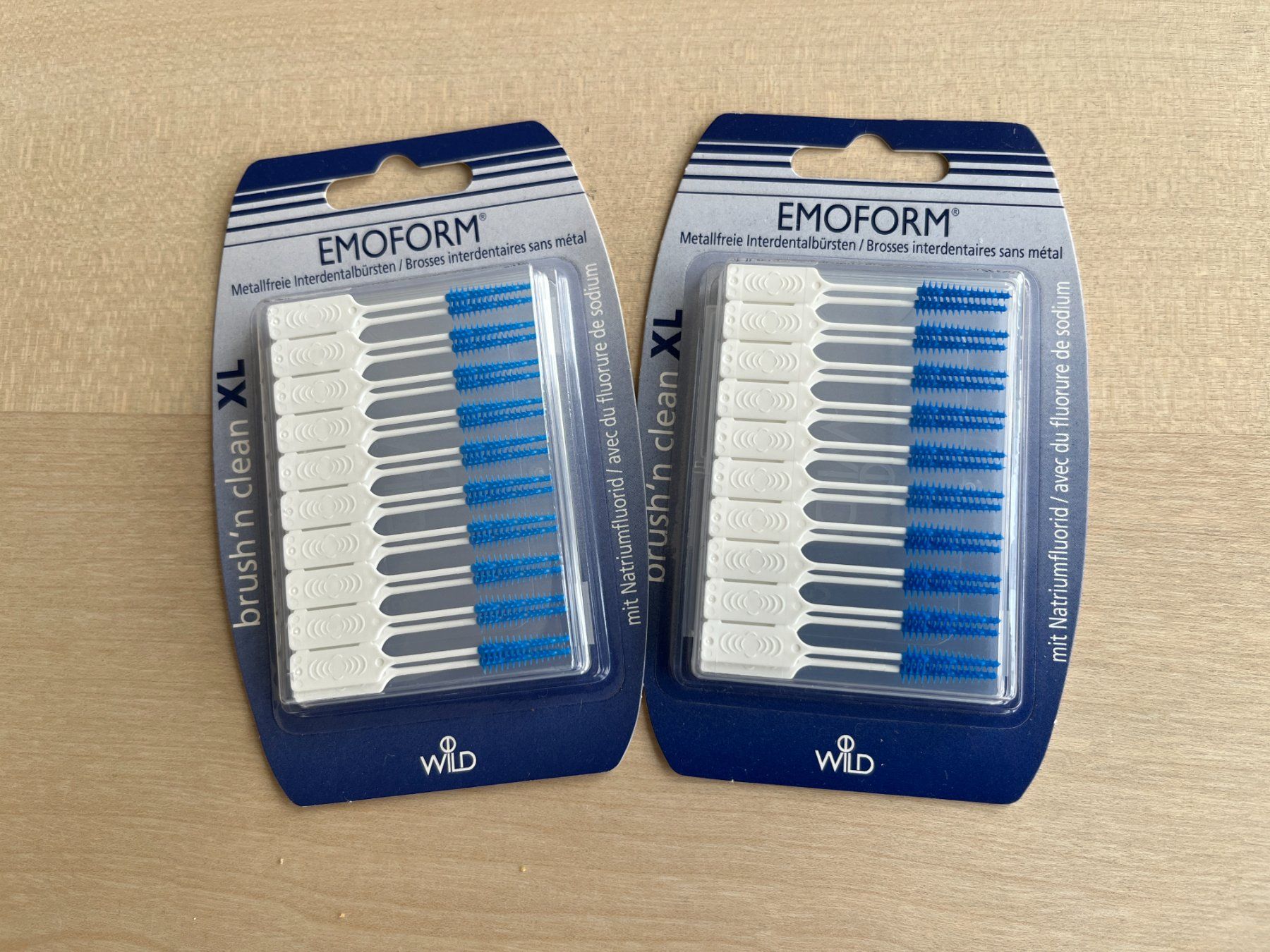 Cura dei denti: Emoform Interdentalbürsten Metallfrei 2 x 20 Stück "NEU" – Nuovo e nell'imballaggio originale da Uetendorf venduto da Florabella01