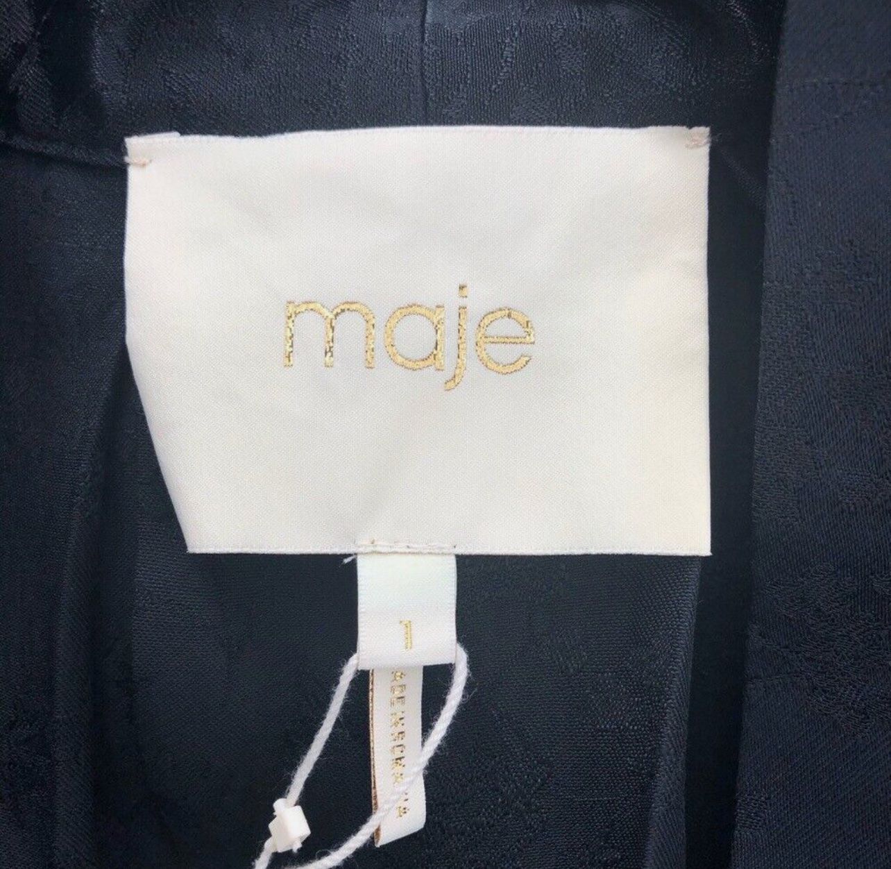 Kimonos: Kimono Maje noir élégant et chic, taille 1 – Neu und originalverpackt aus Gland von Sde_6587 2