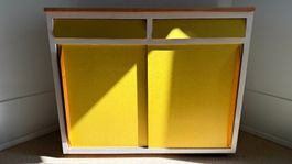 Vintage Küchensideboard | 50er/60er Jahre | Textilfunier