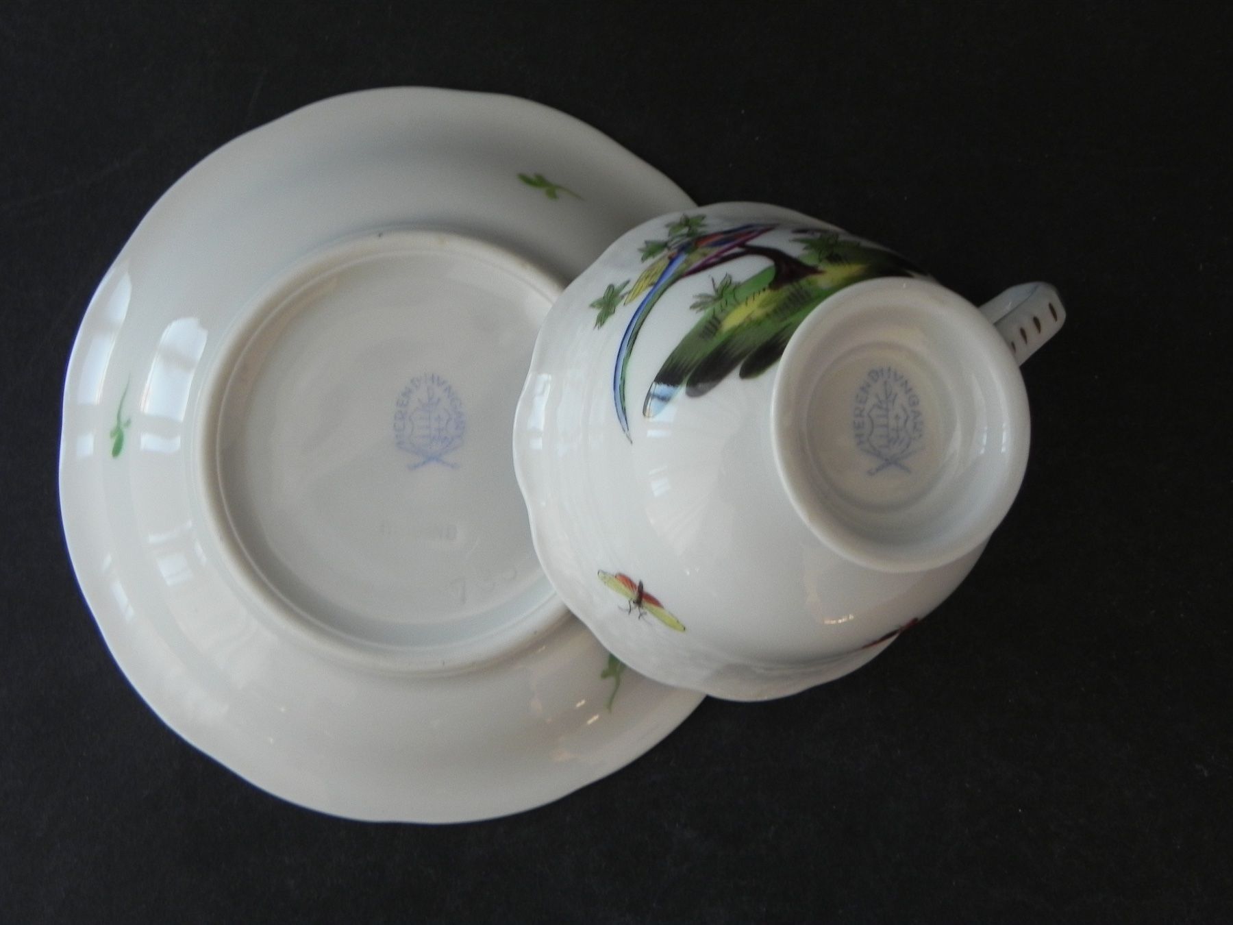 Herend Tassen: HEREND Espressoset - handpainted Ungarn / Hungary – Neu (gemäss Beschreibung) aus Zürich von LodgE-21 3