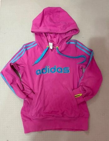 Adidas leichter Hoodie Pink/Türkis Damen Gr. S Top Zustand!