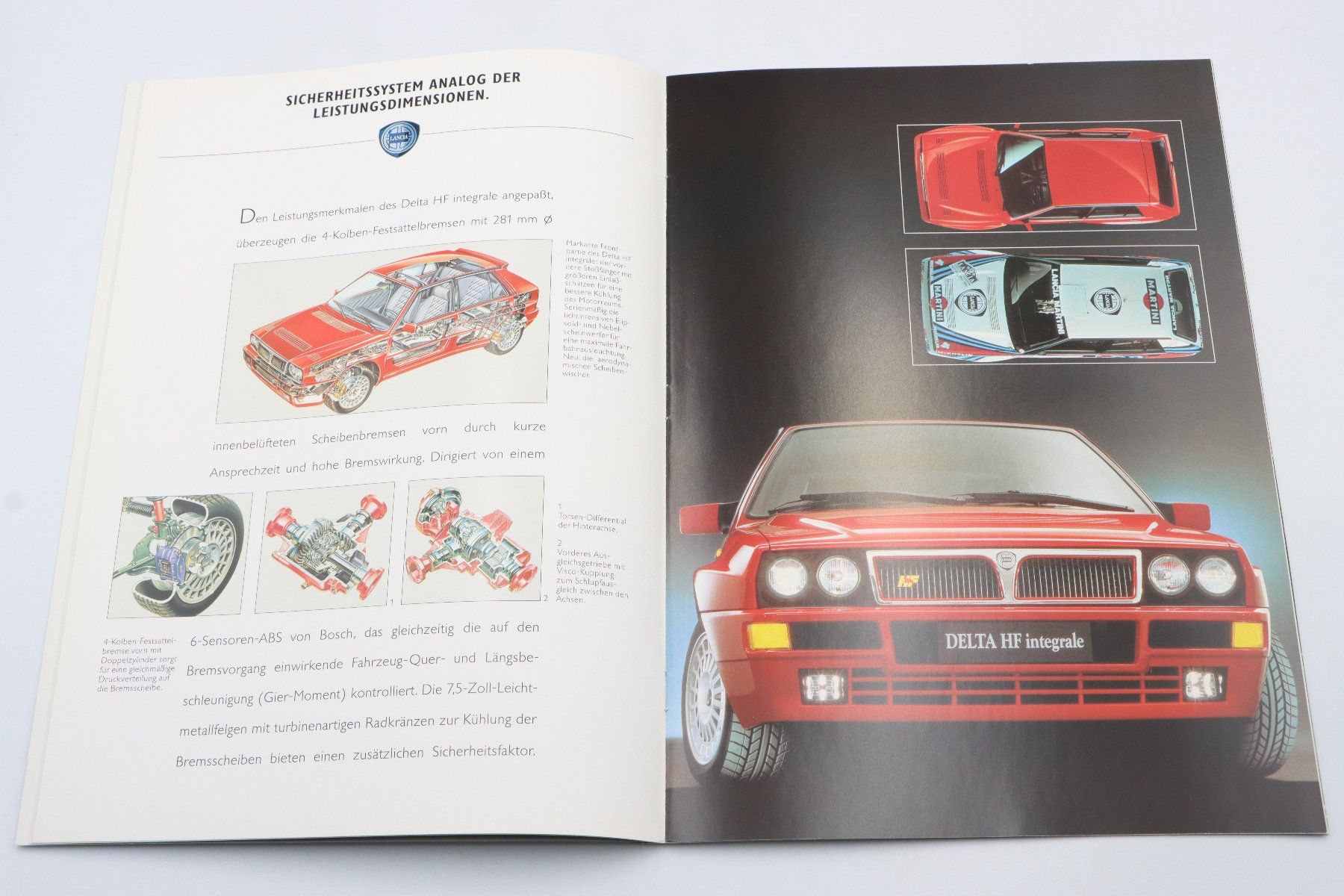 Lancia Documents: Lancia Delta 1992 Prospekt – D'occasion à Bühl b.Aarberg par Collectorpassions 4