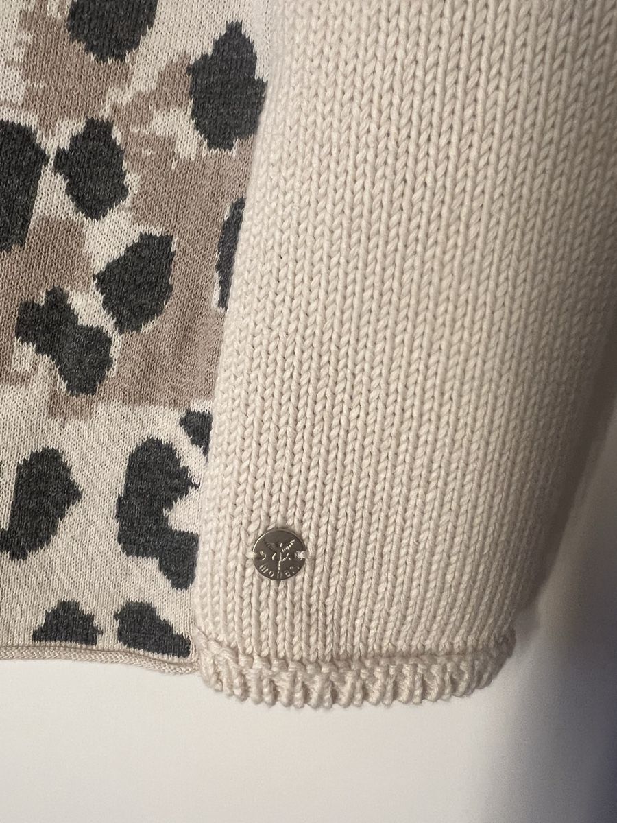 Monari Maglioni & Felpe: Monari Pullover mit Leo Muster, Gr. 38, Top Zustand! – Usato da Langenthal venduto da Alperose_5 3
