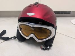 Uvex casque ski avec lunettes 55-59