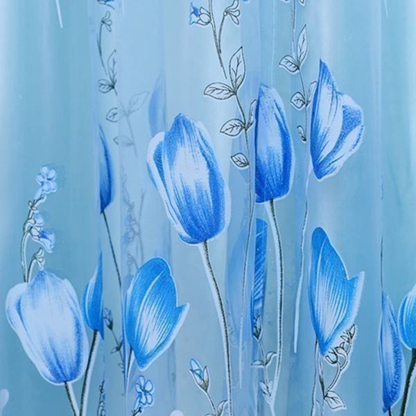 Tende: Blauer Vorhang mit Blumen (2 Stk.) – Nuovo e nell'imballaggio originale da Langenbruck venduto da Gumsi 5